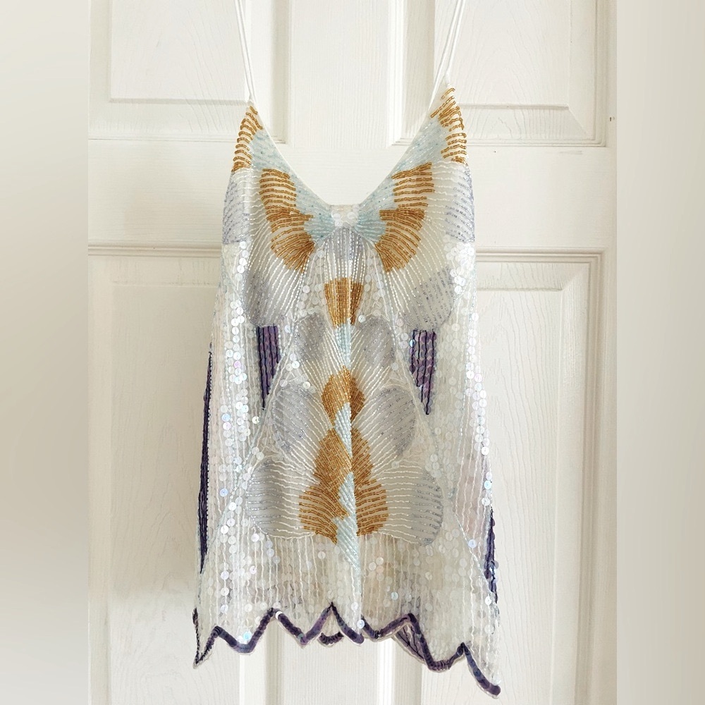 Free People Sequin Embellished Camisole - Picture 3 of 11